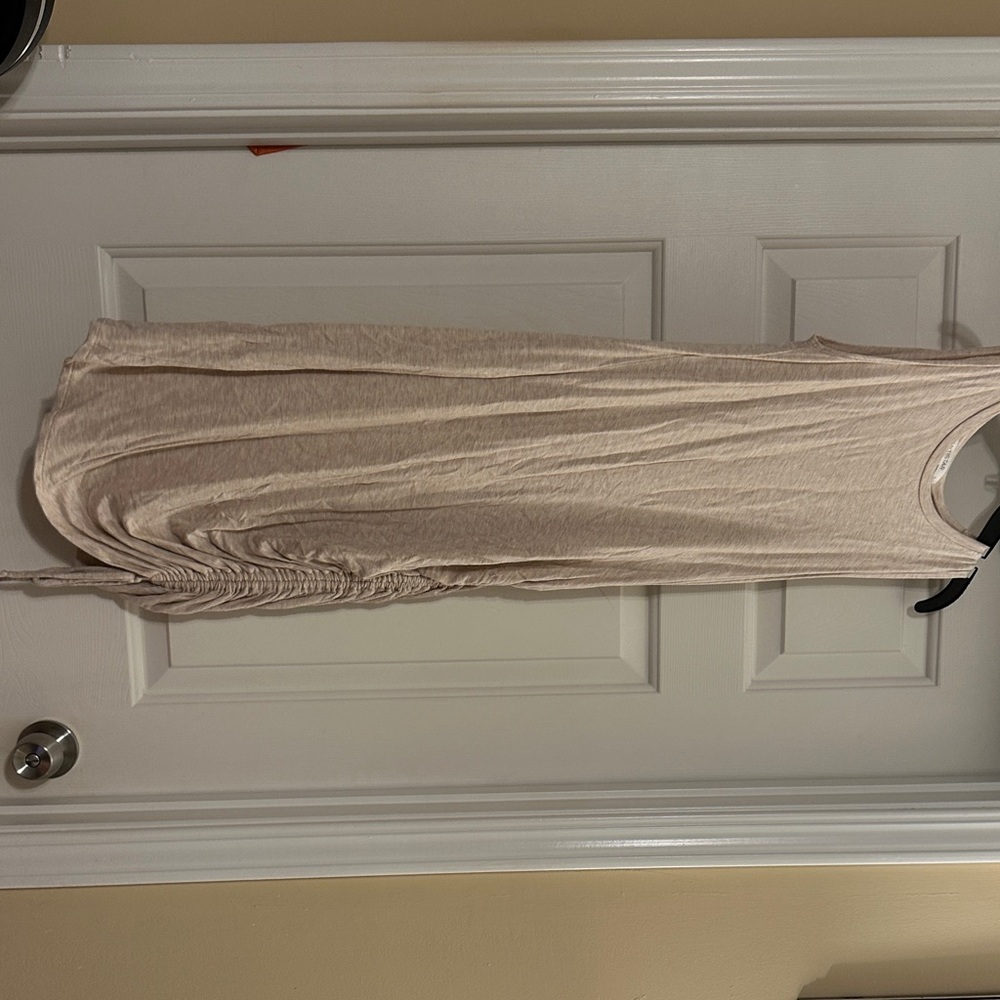 Cream Sleeveless Dress